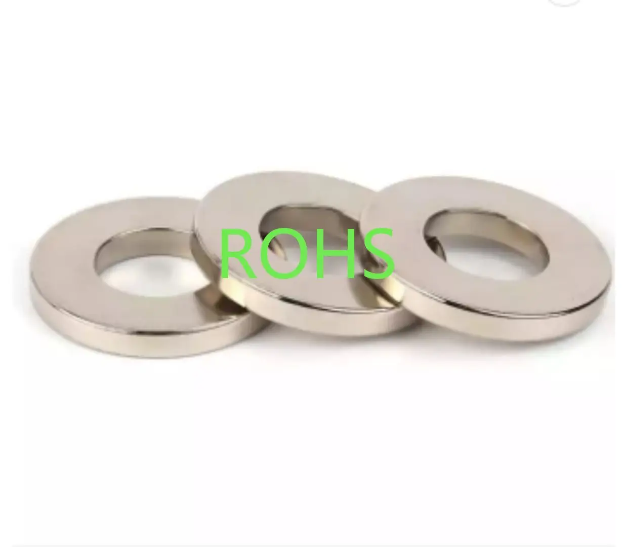 Ndfeb Industrial Magnetic Materials N35 N52 Speaker Big Size Strong Magnetic Field Nickel Motor Speaker Magnet Neodymium Ring