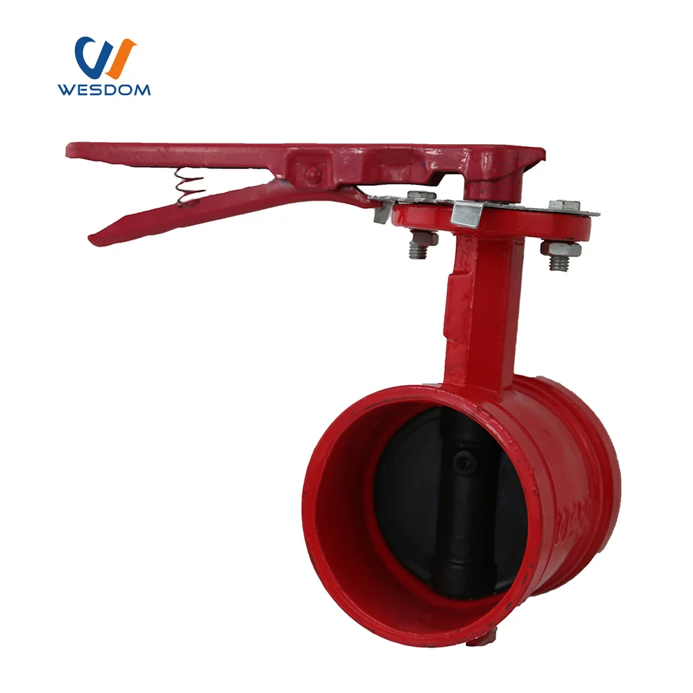 2024 DN50 DN80 DN100 DN150 Turbine grooved signal Butterfly Valve