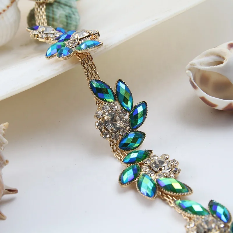 Kavatar rhinestone chain crystal rhinestone chain trim