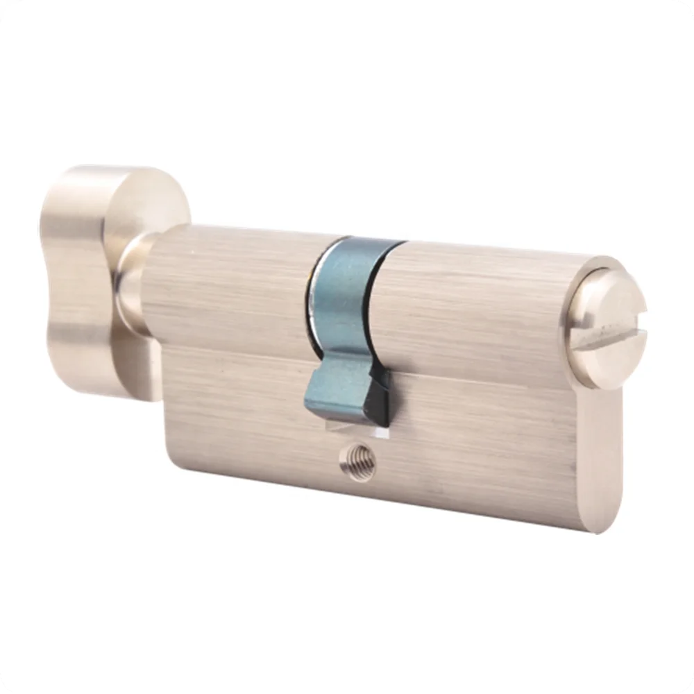 CE EN1303 bathroom door lock cylinder / european profile brass cylinder / WC brass cylinder