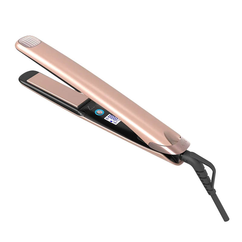 Professional PTC hair straightener with lcd flat irons wholesale private label customize hair straightener