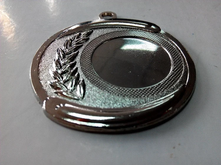 embossed wave up and down olive branch sticker available custom sport award medals metal blank medal/medal