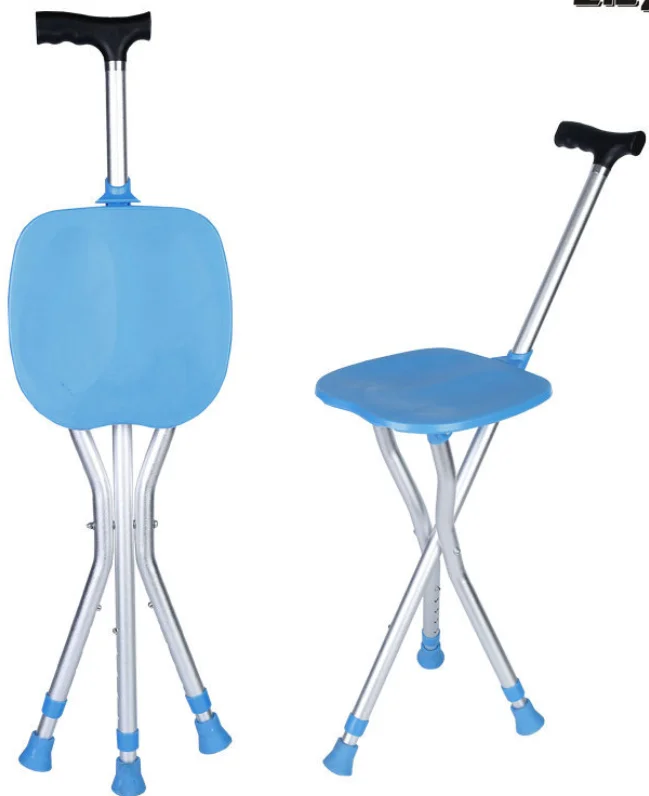 2022 China Hot Sale High Quality Walk Aid for The Elderly Non-Slip Crutches Aluminum Alloy Folding Walking Stick Walking Cane