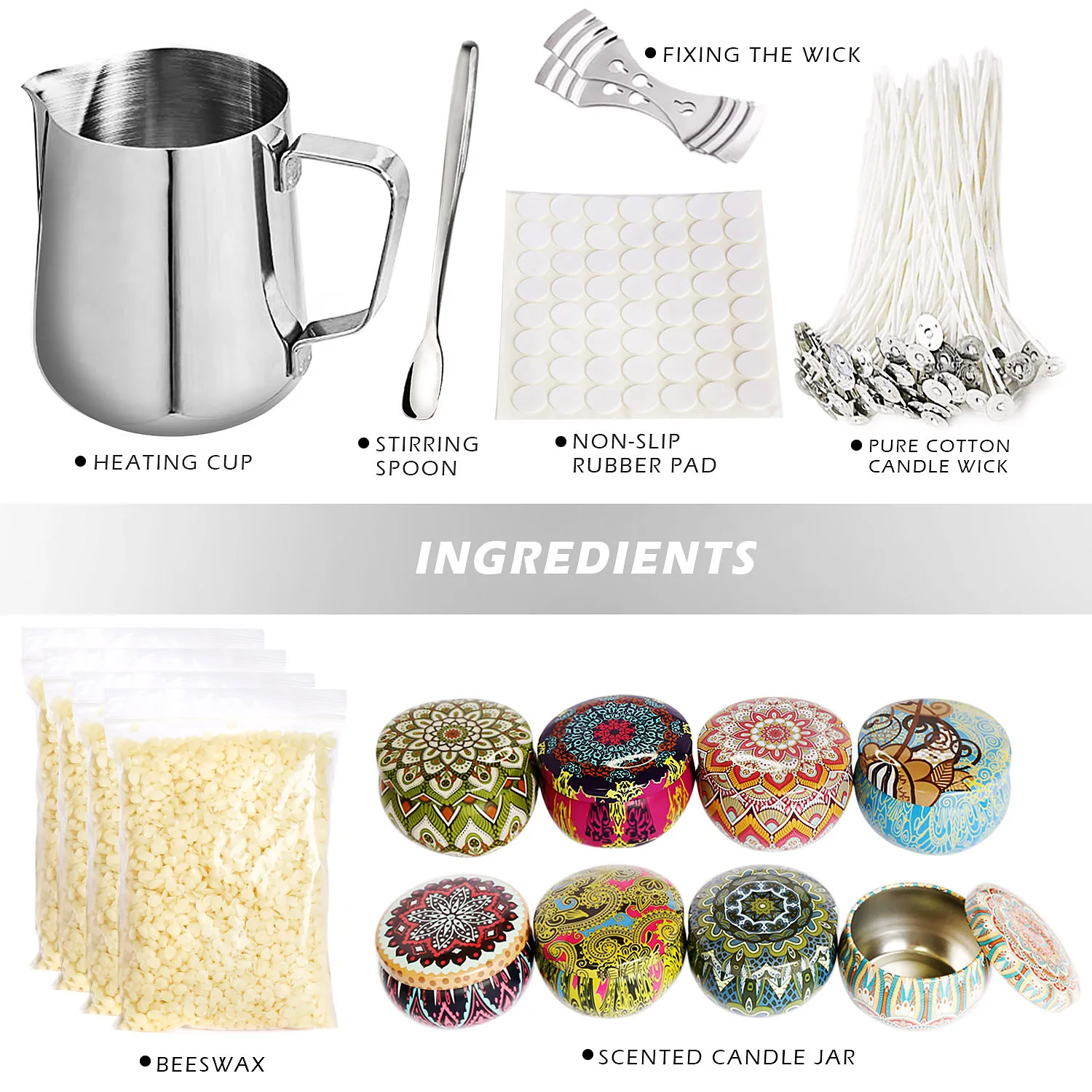 
custom make your own diy scent candle making kit for beginners 