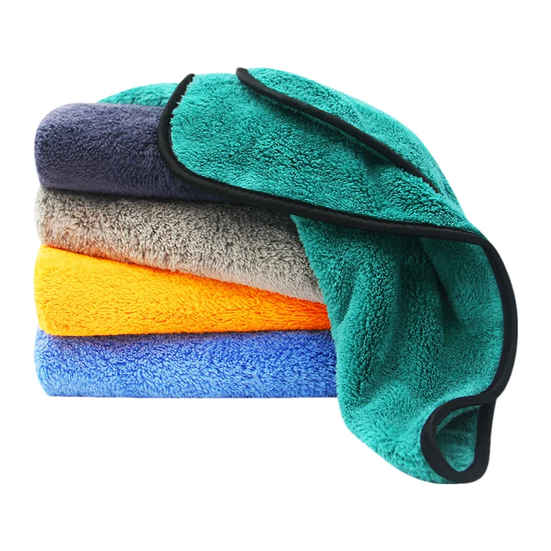 CX wholesale Coral velvet Hemming Car Wash Dishcloth micro fiber microfiber office cloth  rags