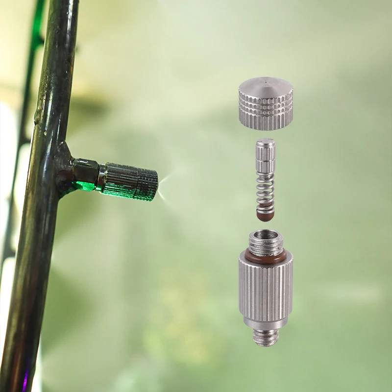 Cozymist Free Sample Stainless Steel Misting Spray Cooling Nozzle For Outdoor Activities