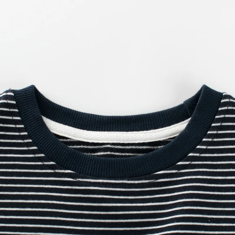 Kids striped tank top sleeveless T-Shirt loose casual blouse logo baby top cotton boy children clothing long sleeve tshirt