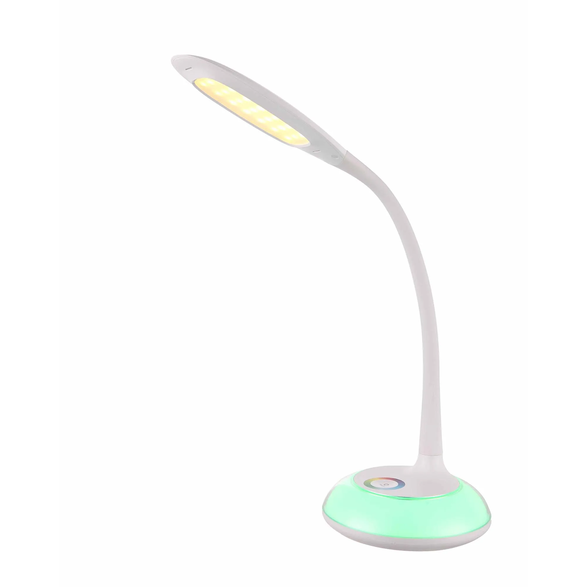 Modern economy fashion style led table lamp with RGB rainbow and stepless dimming led night light desk lamp