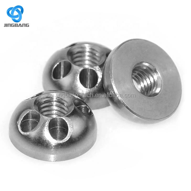 Cheap Jagged Edge T-Nut Hopper Feed Barb Type Locking Coir Rope Lock Nut Cap Wrangler Accessories Jeep Jk Anti-Theft Nuts