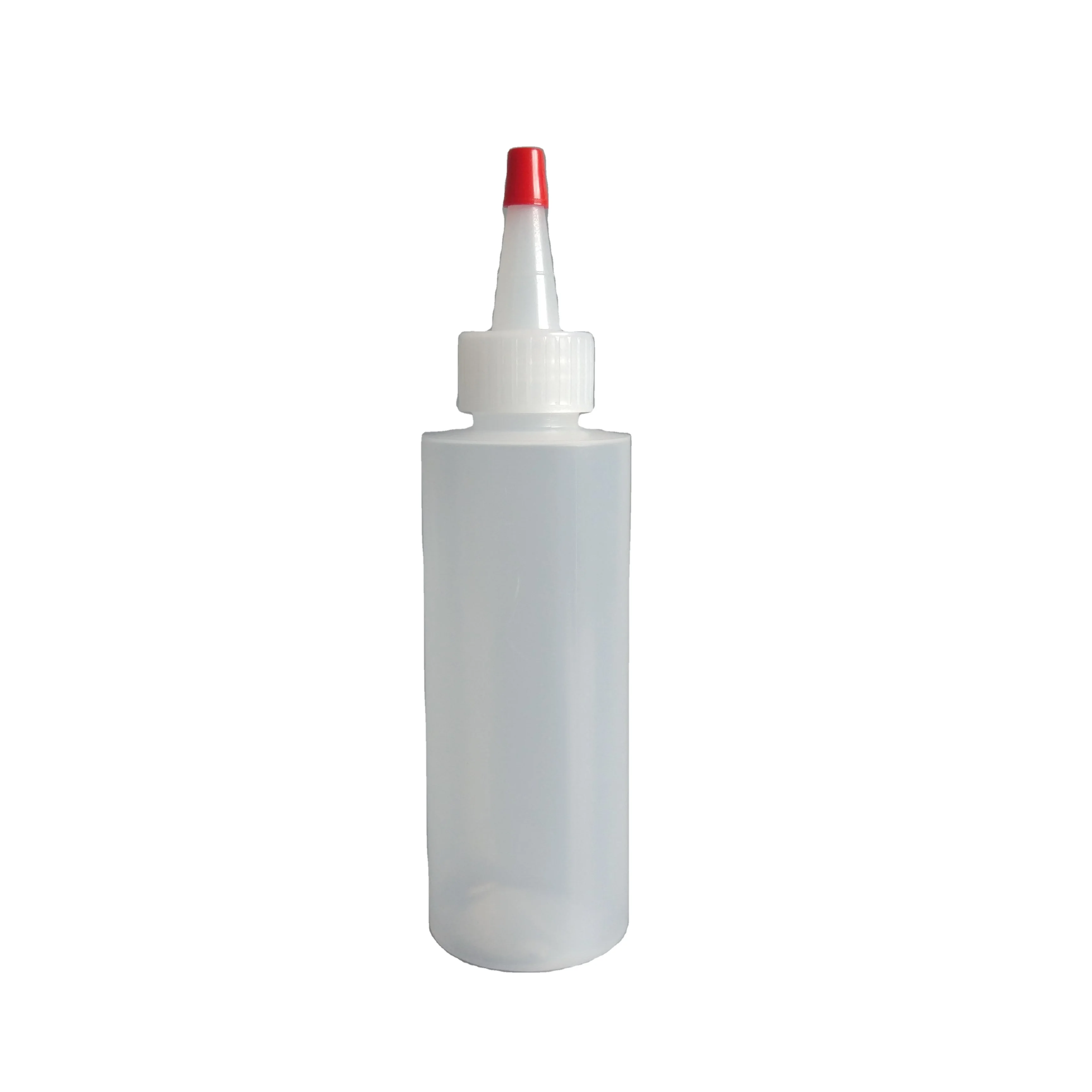 HDPE Squeeze Bottle Hair Cream Squeeze Bottle Cosmetic Plastic 60ml 120ml 180ml 2oz 4oz PE Clear Shampoo Bottle 500ml Screw Cap