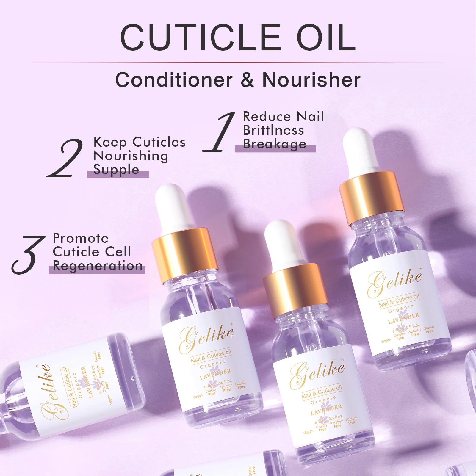 OEM vegan organic nail care best cuticle oil dry flower  cuticle nail oil private label