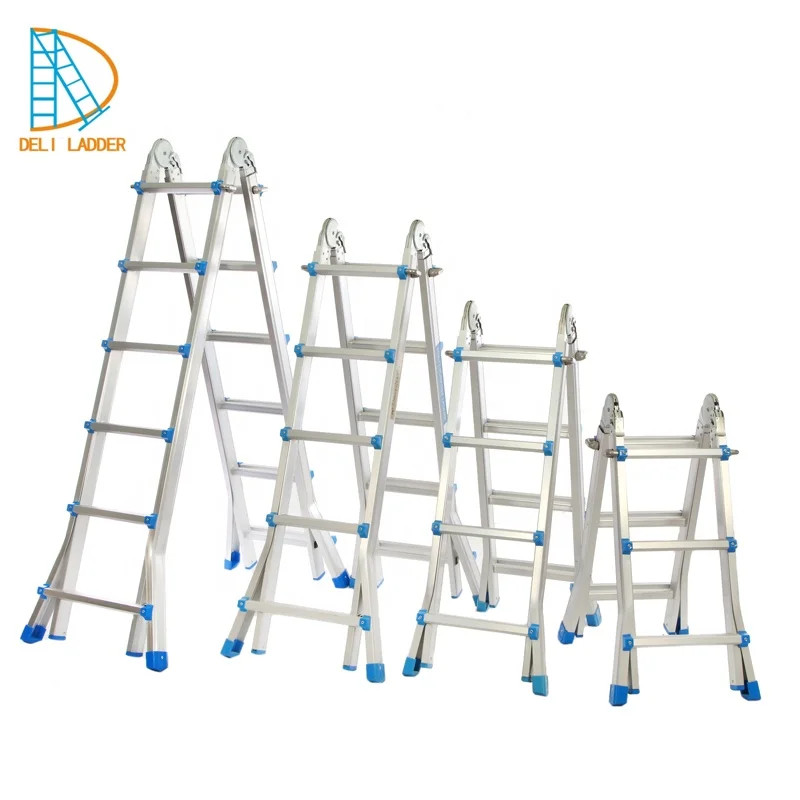 4X4 Steps Telescopic Multifunction Folding Ladders Aluminium