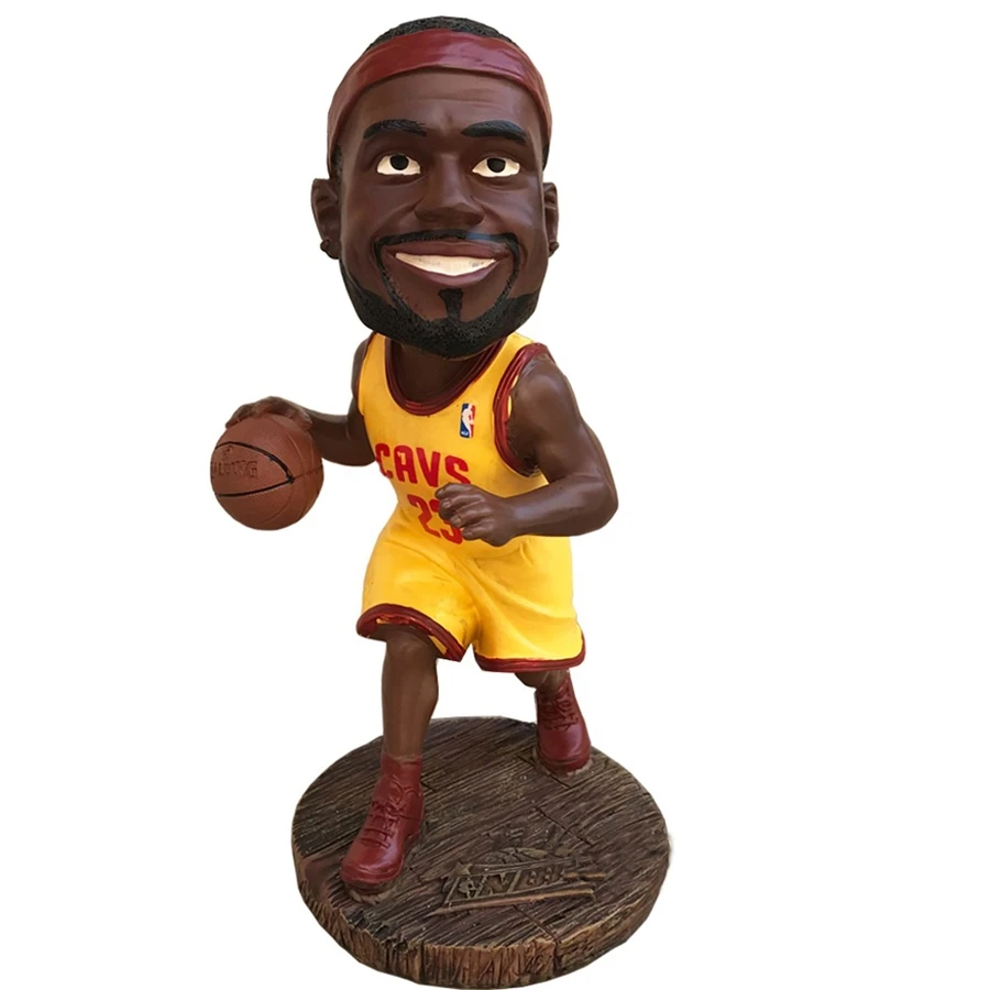 Custom made plastic action figure basketball player model toys