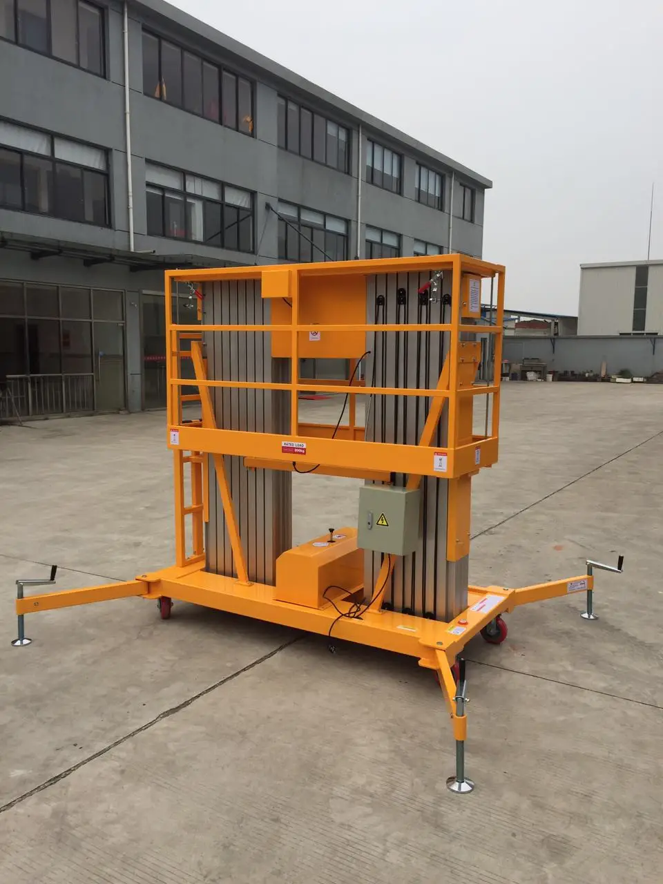 RED-LIFT 4000mm to 8000mm  aluminum alloy electric aerial work platform truck warehouse equipment