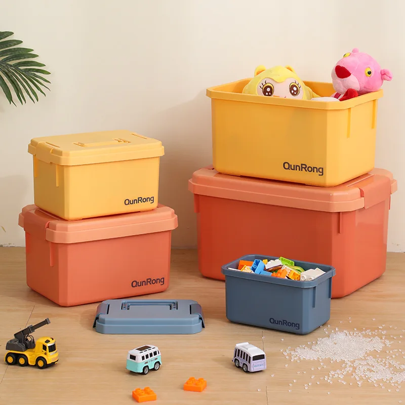 Preferred Wholesales Suppliers Multipurpose Colored Plastic Storage Box 33L Large Capacity Suitable For Storing Clothes