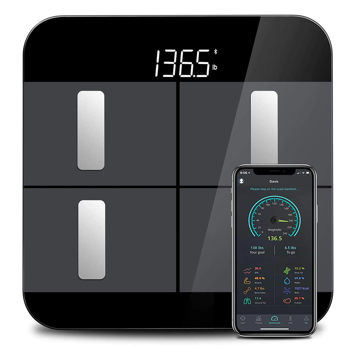 Multifunctional smart scale for body weight and fat digital smart products for home