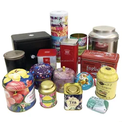 Wholesale Manufacturer custom tin boxes Custom Printed Tin Cans For Biscuit Packaging Tin Box Container