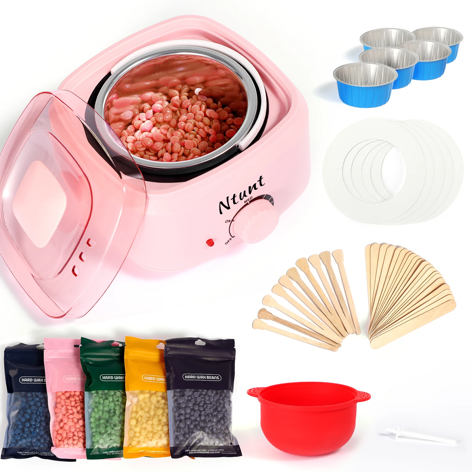 Wholesale Depilatory Waxing Kit Heater For Women Men Coarse Hair Removal Paraffin Heating Warmer Electric Wax Heater