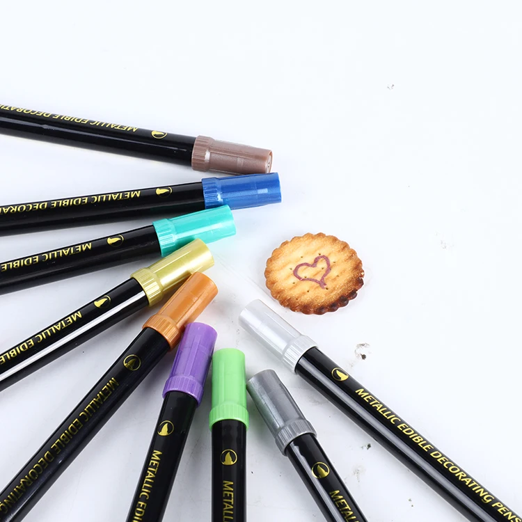 Attractive Price New Type China Professional Manufacture Metallic Edible Ink Marker Pen