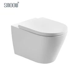 cheap ceramic sanitary ware washdown wall hung toilet commode for hotel bathroom equipment