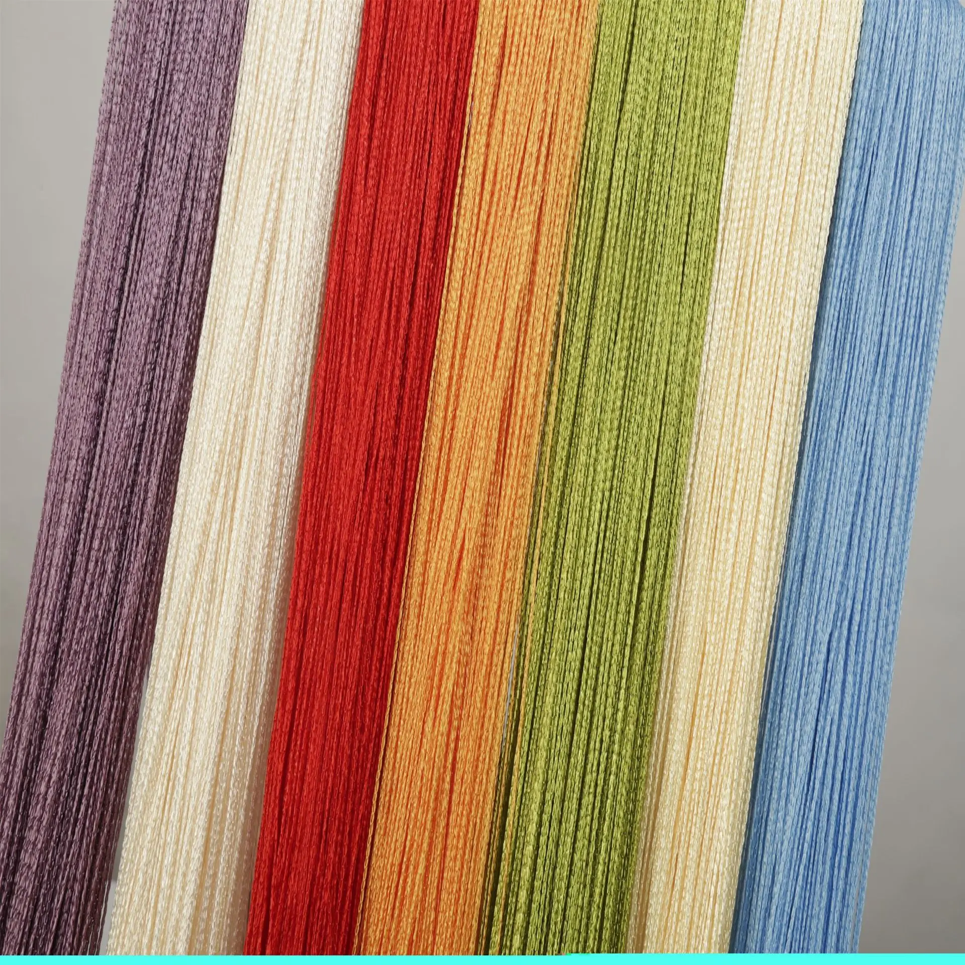 Decoration Door Novelty Thread Spaghetti Cheap White Pink Ceiling Hanging String Curtain for Wedding