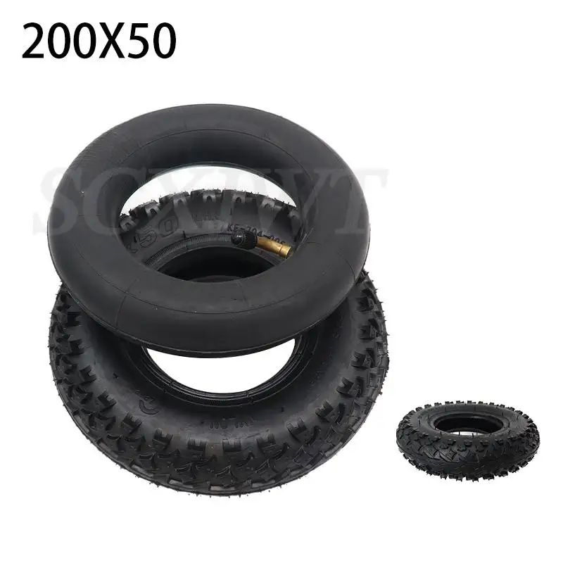 Scooter Inner Tube 200X50 8x2 With bent valve 45 90 degree For E100 E150 E175 Razor Dune Buggy ePunk Schwinn Mongoose Bladeze
