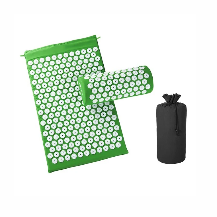 Cyber Acupuncture Foot Massager Mat acupressure Mat And Pillow Muscle Relaxation Pillow Set