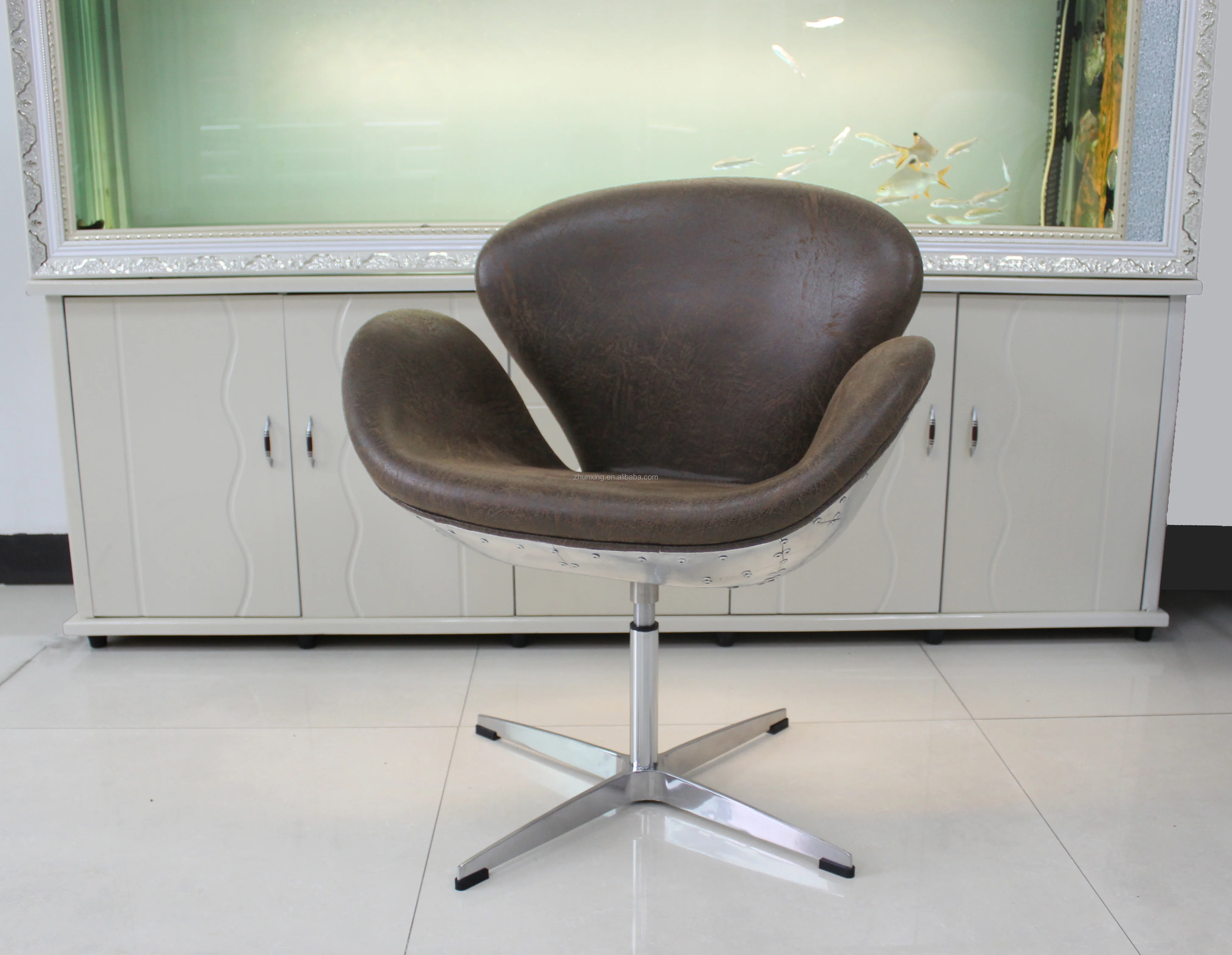 Chair base aluminum alloy furniture leisure computer swivel office chair grid hardware