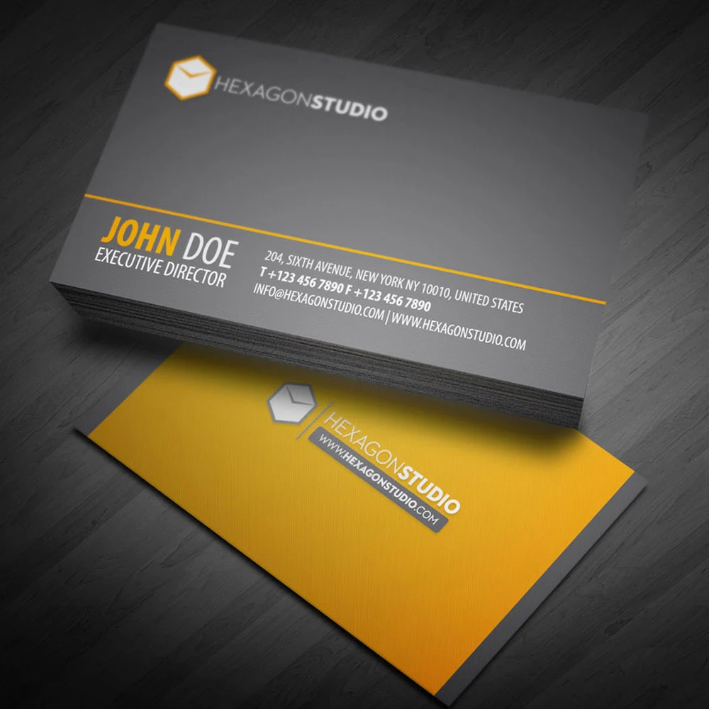 100pcs Free design custom full color double-sided printing 300G Surface lamination business card