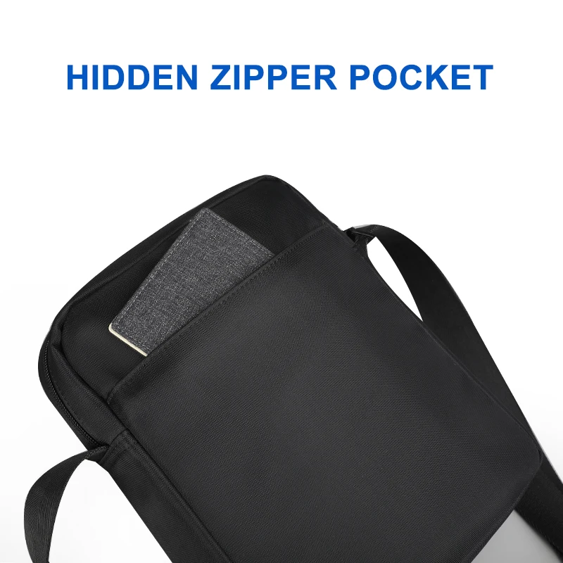 Tigernu T-L5108 7.9 Inch Fashion Sling Bag for Men Small Side Bags for Boys Black Promotion Vintage Man Bag Year 70 Pure Color