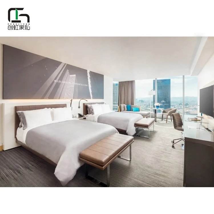 Hotel bedroom furniture king size for 5 star hotel project