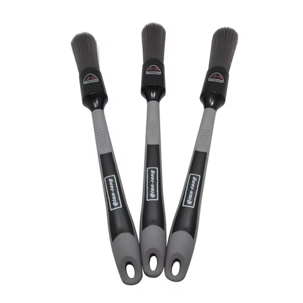 chemical resistant bristles rubber wheel care tool cleaning car detail brush