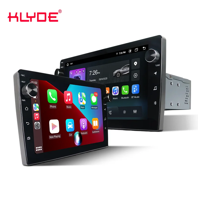 KLYDE 9/10/12 Inch Android Display Touch Screen Car Radio Stereo Autoradio with Apple CarPlay DVD Player Pantalla Para Auto