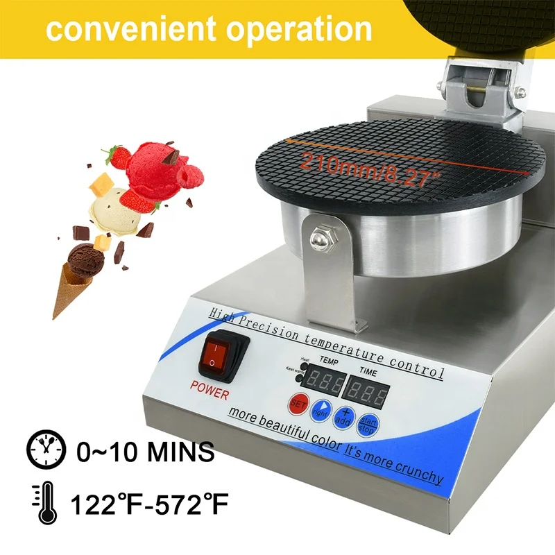 220V ice cream cone maker machine / waffle cone making machine / automatic waffle cone machine