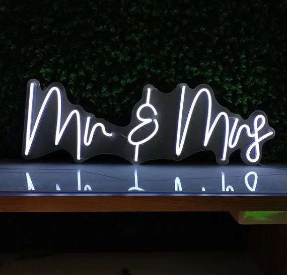 hot sale personalised neon sign acrylic wedding decoration neon lamp decoration led neon lights