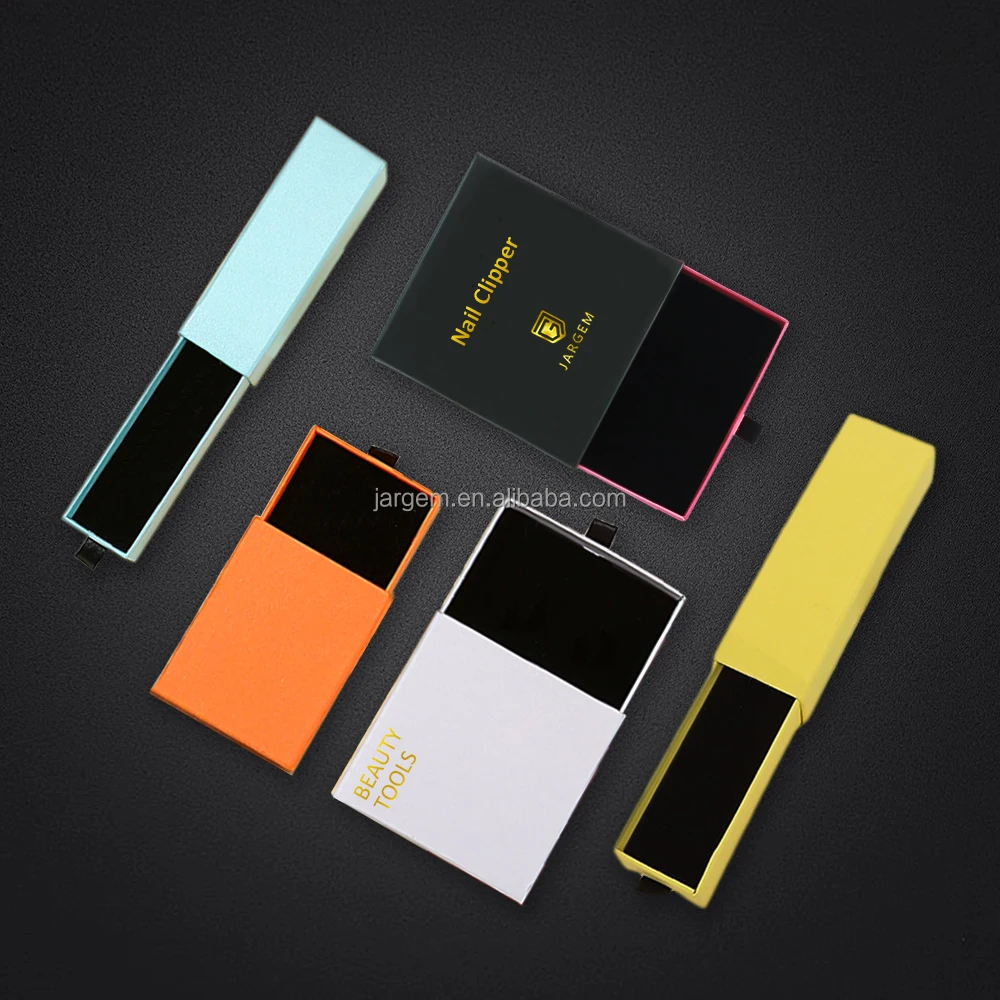 Stainless Steel Curved Blade Nail Cutter Set Keyhole Design Nail Clippers