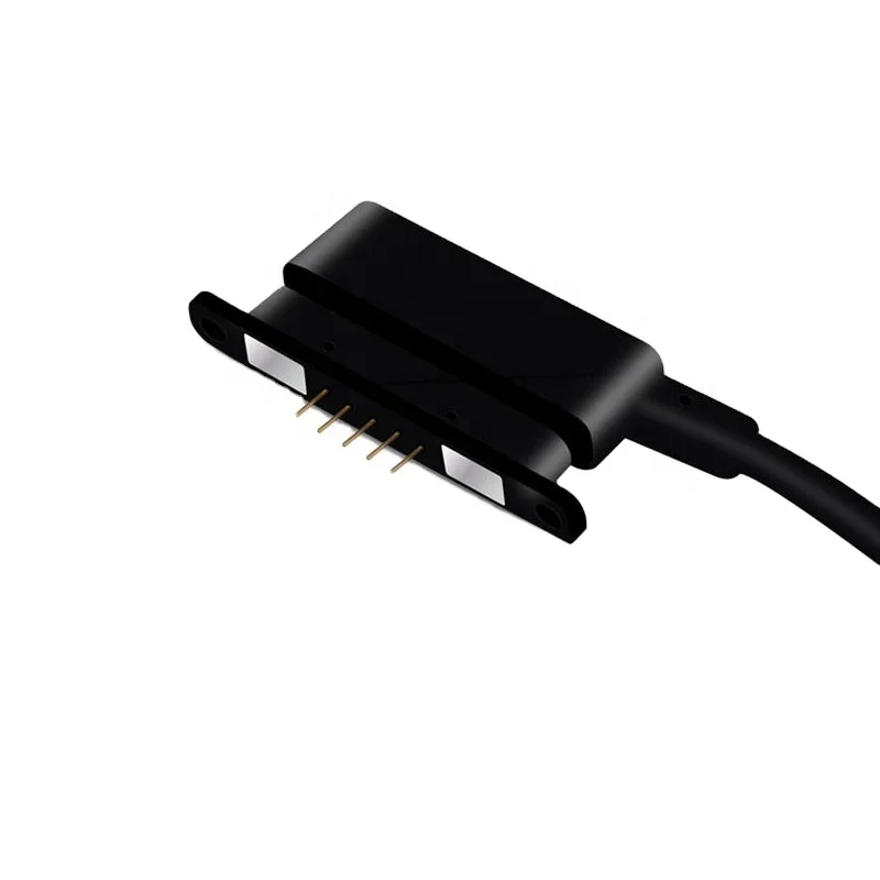 5 Pin Male and females magnetic connector with UCB cable for High-speed scanner