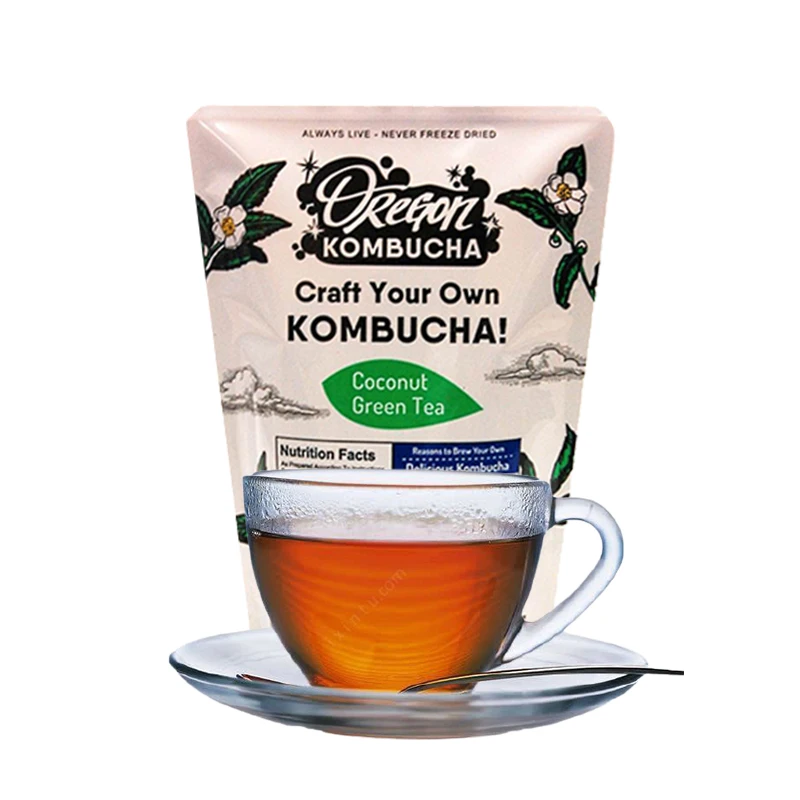OEM Manufacturer organic lose weight kombucha tea powder halal for vietnam