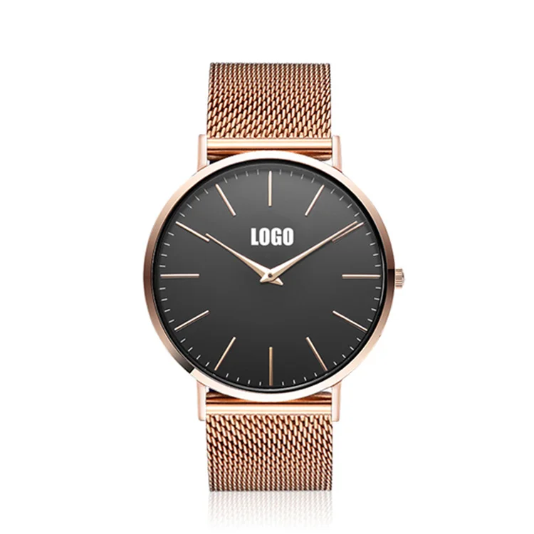 Designer Minimalism Design Stainless Steel classic big screen Leather Watch Women Men Luxury Quartz Japan Movt