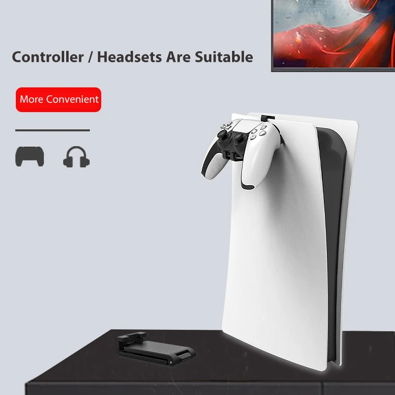 2022 PS5 Game Console Hanging Bracket For Headset Storage Rack Headphone Hook Holder Stand