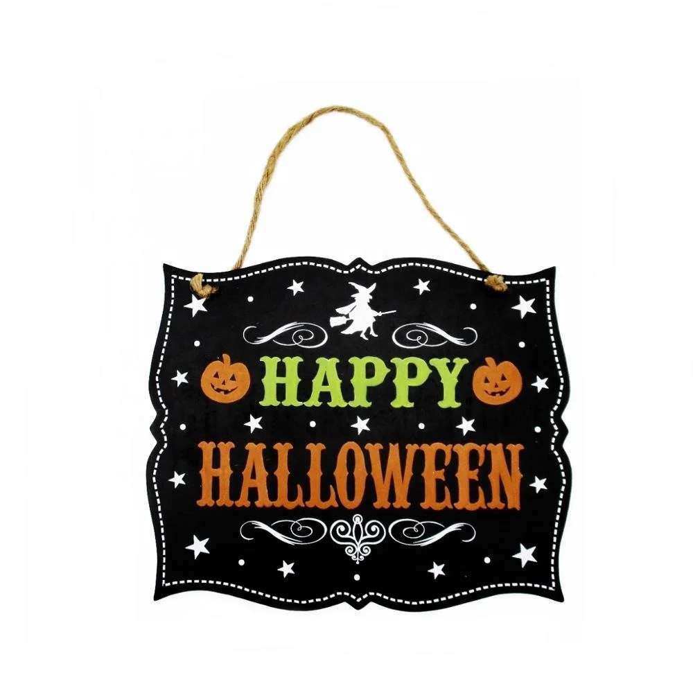 
Hot Selling Halloween Doorplate Halloween Decorative Hanging Sign 