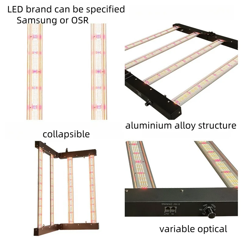 Aluminum alloy plant growth light Imitate Sunlight Promote Plant Growth Full Spectrum Grow Light 320W LM301H  LED Grow Light