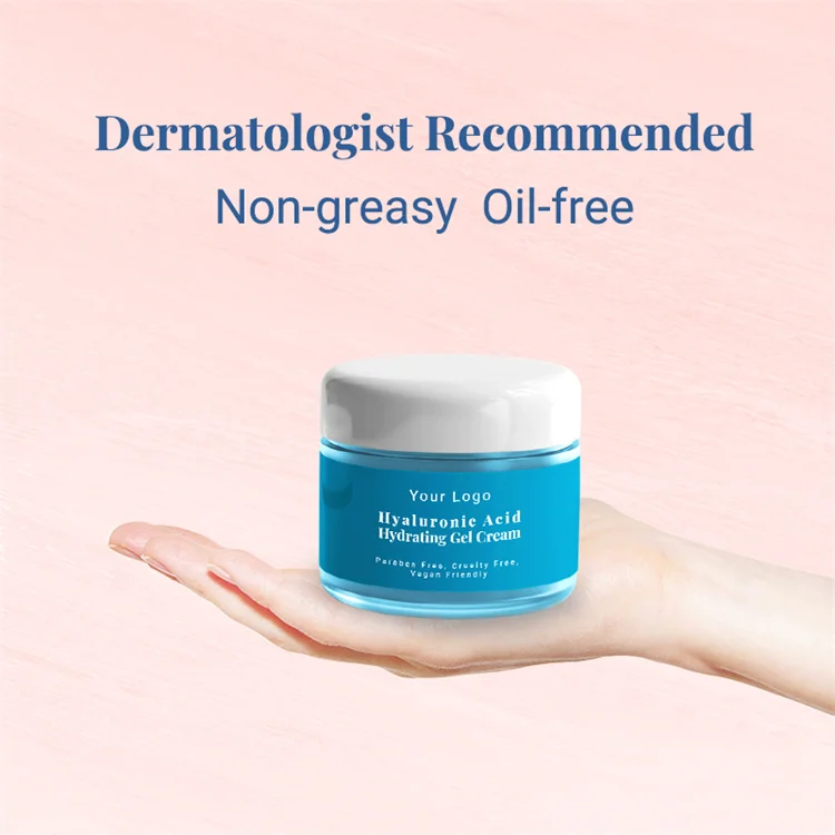 Free sample moisturizer face gel cream hydrating water face gel