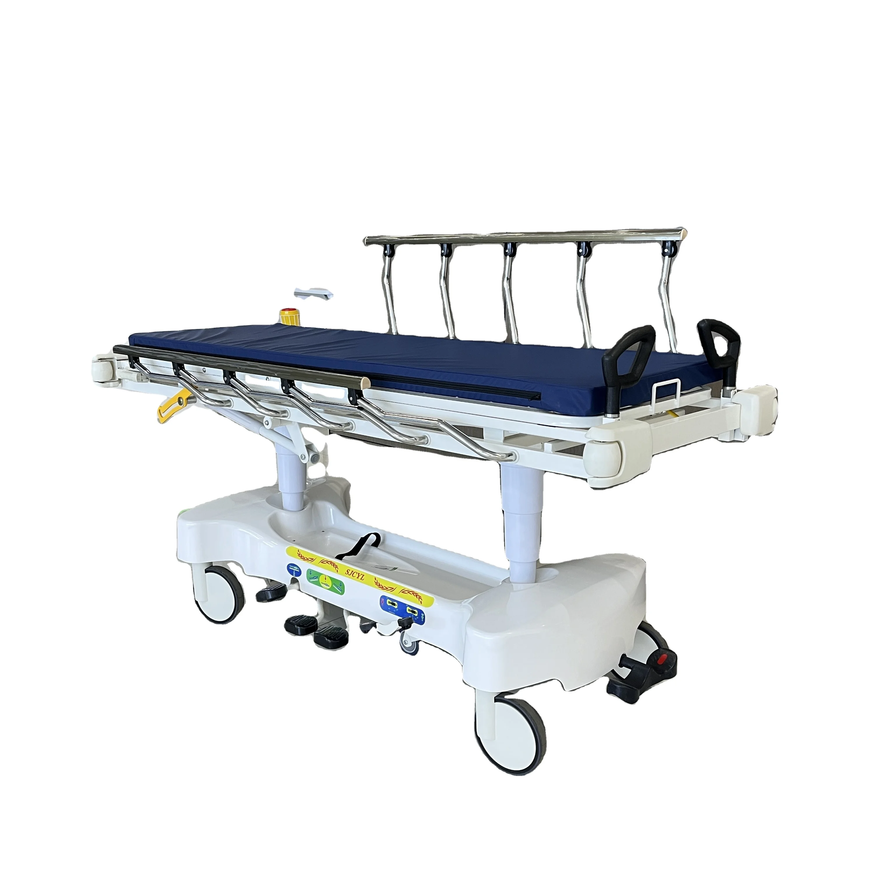 Hospital emergency hydraulic transport stretcher with X-Ray flat panel