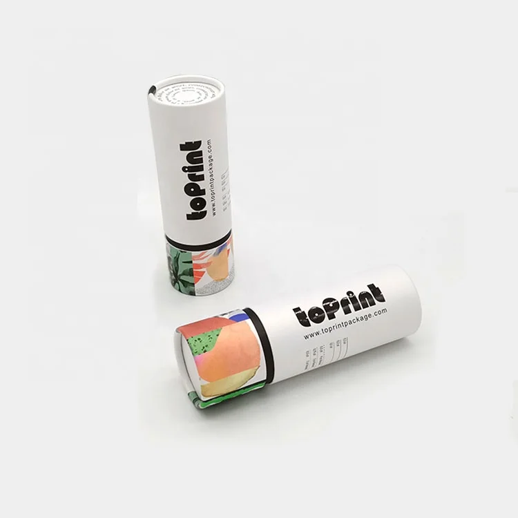 Custom Zero Waste Diffuser Box Packaging Cylinder Skincare Round Carton Round Paper Box