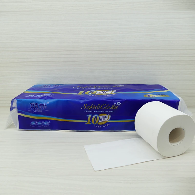 Customizable Cheap Toilet Tissue Paper Roll Made From Virgin Wood Pulp Coreless Design-by Manufacturer