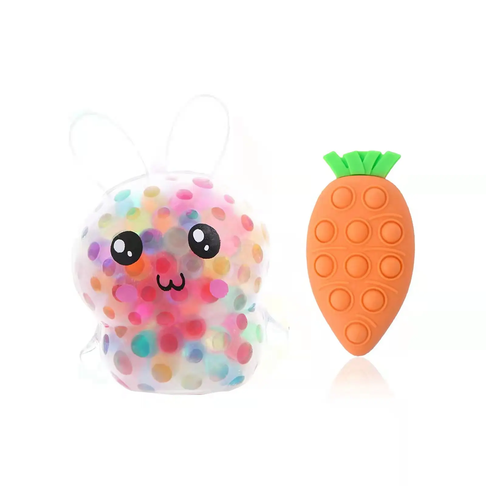 Squishy Kids Adults Stress Fidget Balls Filled With Water Beads To Relax For Easter Bunny Fidget Sensory Toys