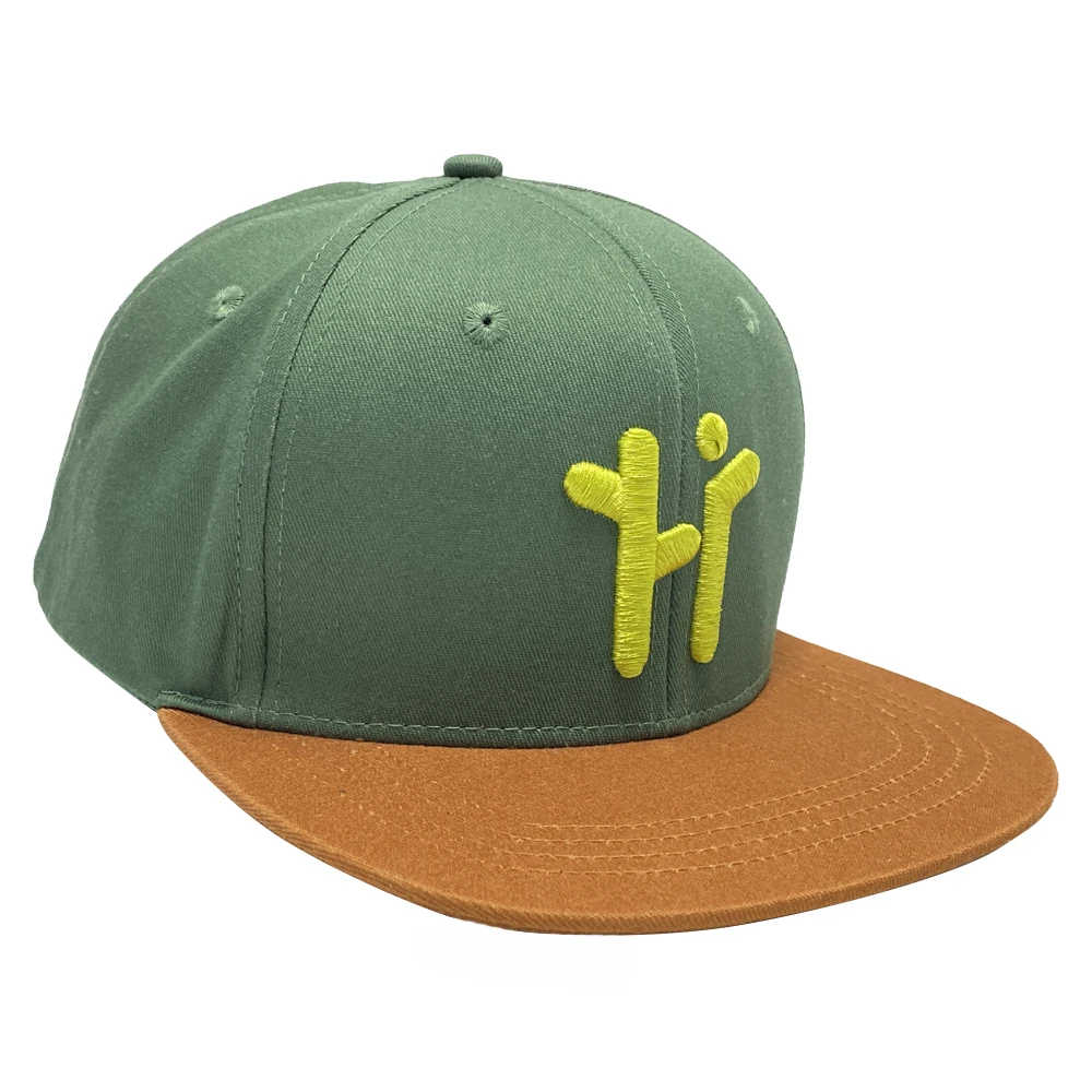 Custom 3D embroidery High Quality Snapback Cap Hip Hop Hat Fitted Cap