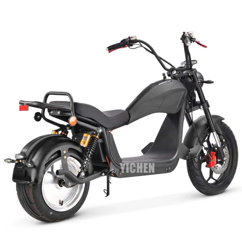 40Ah EU Warehouse M1P Elektro Roller EEC/COC Approved Vintage Chopper Bike 2000w E Moped Citycoco Adult Fast Electric Scooter