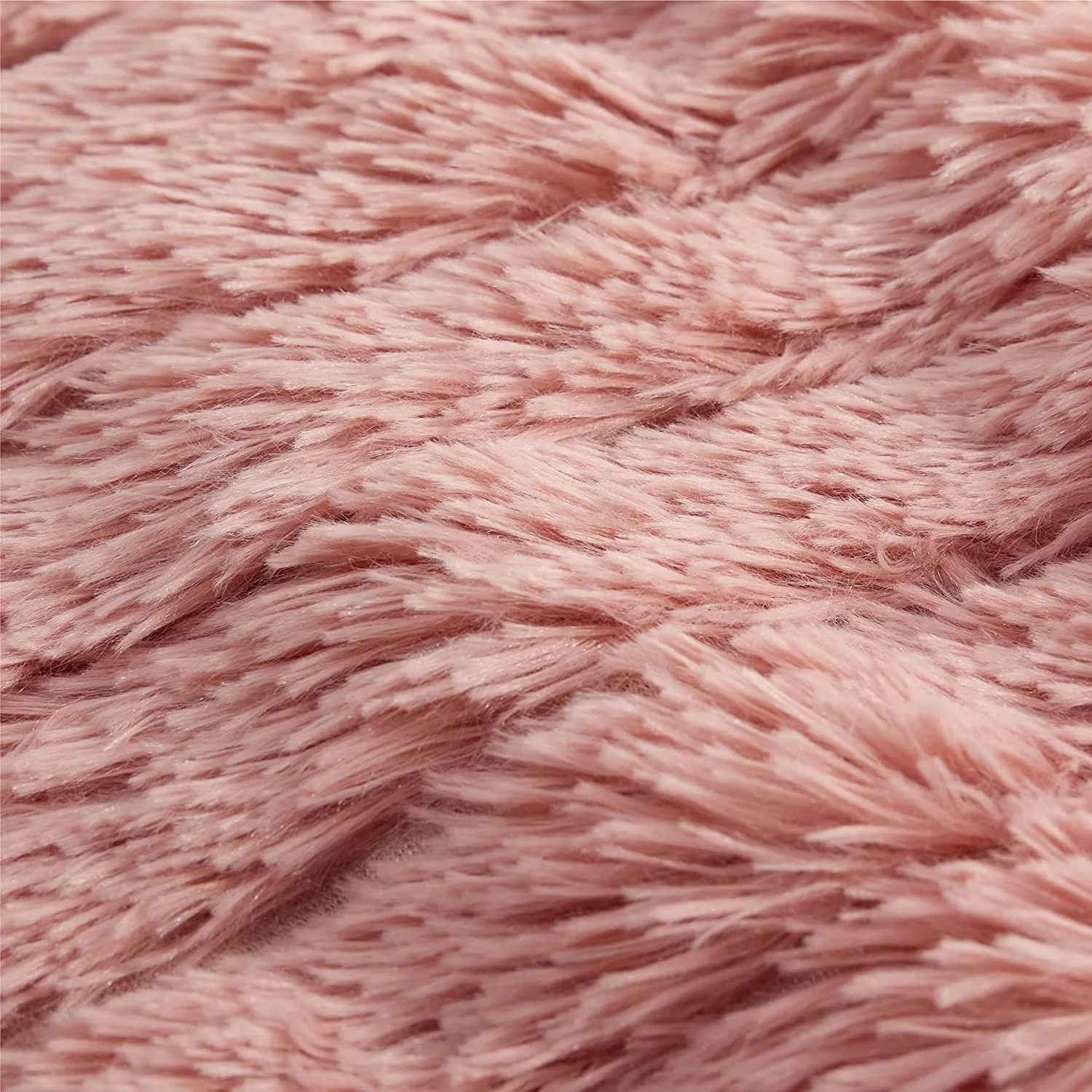 Wholesale Bed Linen Fluffy Pink Comforter  Luxury Ultra Soft Plush Shaggy Bedding Set for Home